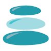 riecharge massage stenen